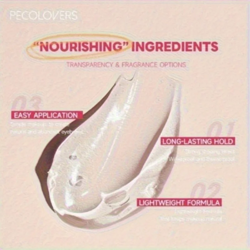 Jabón para cejas transparente 3D con cepillo, frutado Natural, resistente al agua, de larga duración, Gel de estilismo para cejas, cera de estilismo, maquillaje para cejas