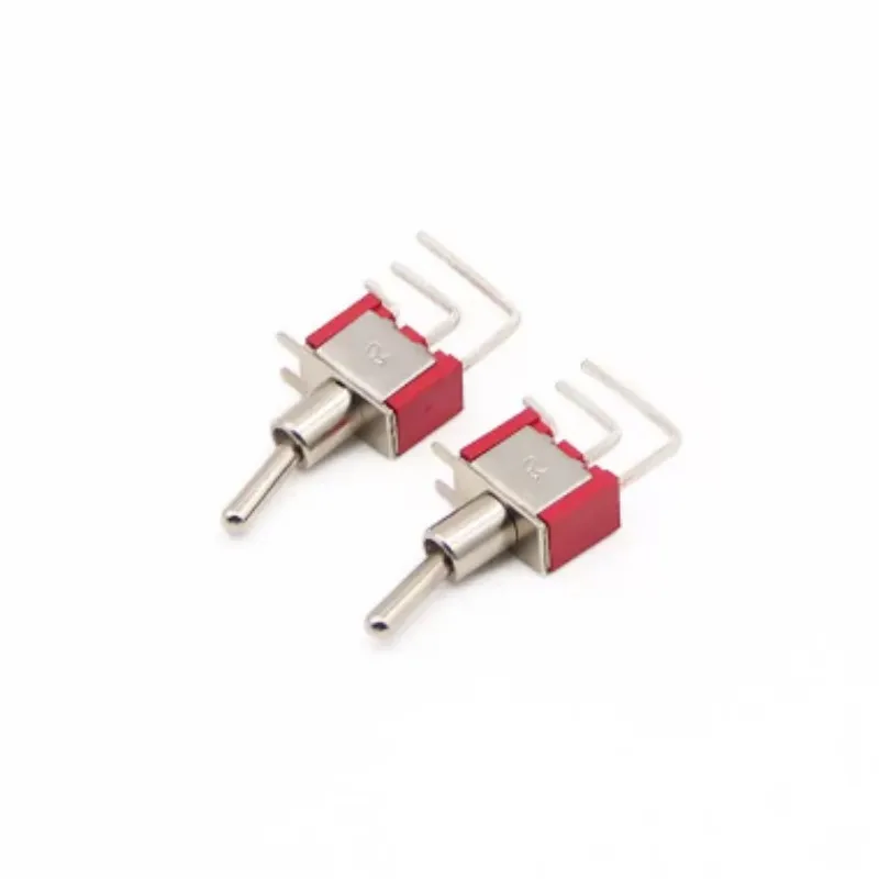 10pcs MTS-102C4 Toggle Switch Bent Swithc SPDT PCB Mount Side Bend Switch