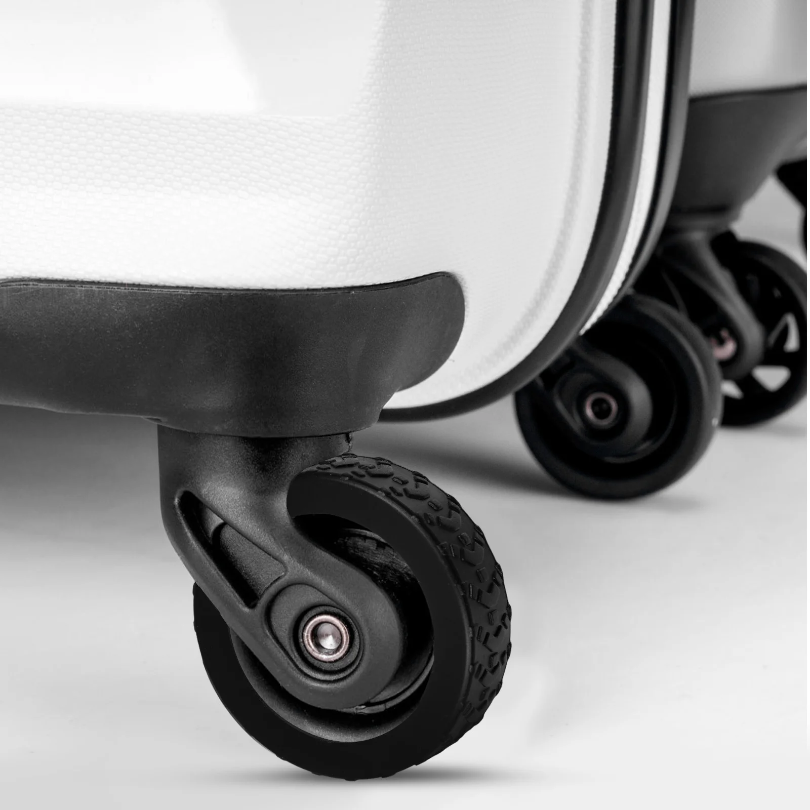 

8pcs Suitcase Wheel Covers Caster Protectors Luggage Accessories Silica Gel Floor Protectors Noise Reduction Travel