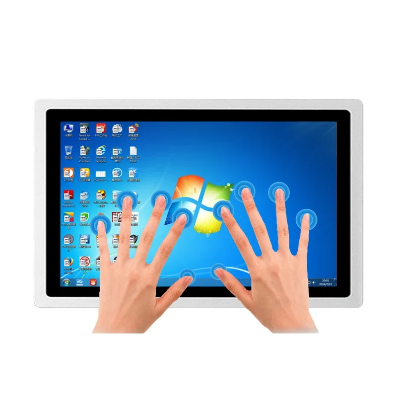 21.5 Inch Industrial Mini Tablet Computer All-in-one Panel PC with Capacitive Touch Screen Built-in WiFi For WIN10 Pro 1920*1080