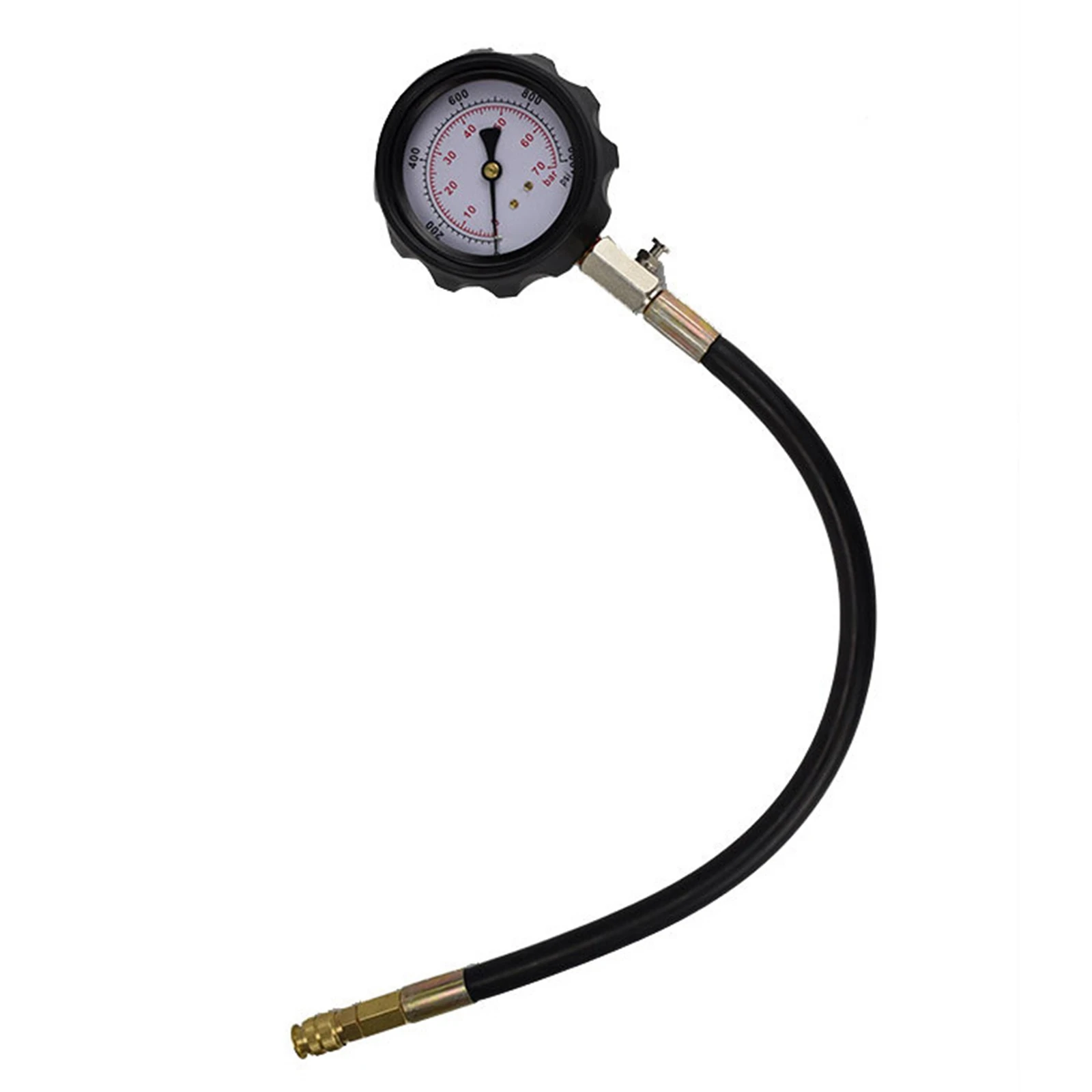 17 Pieces Diesel Engine Cylinder Compression Tester Tool Widely Application Automotive Compressor Tester 0 to 70 bar 17 Piece