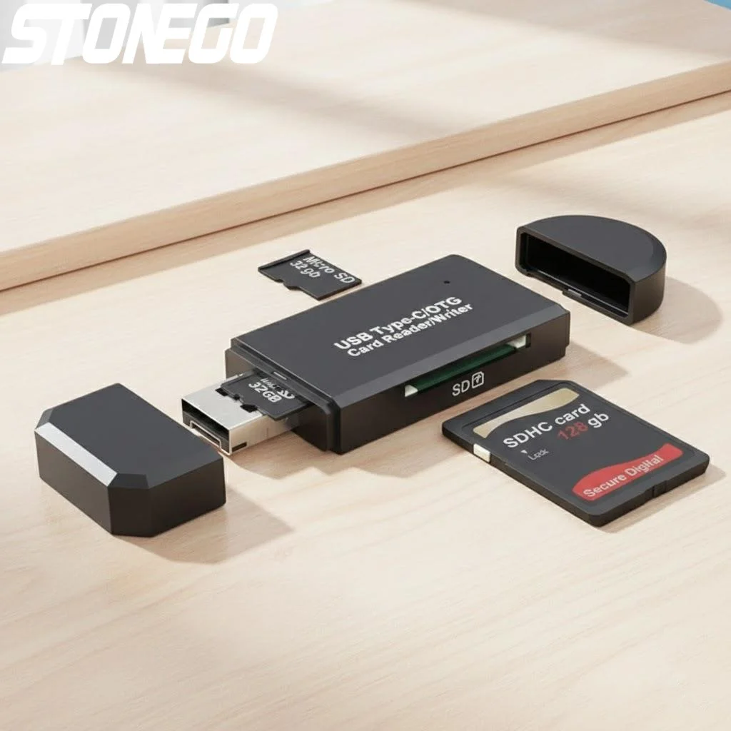 

USB 3.0-адаптер для карт Micro SD Type-C, высокоскоростной портативный кардридер для ПК, ноутбуков и смартфонов