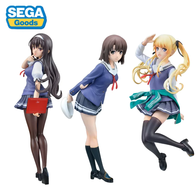

В наличии оригинальный SEGA Saekano: как Raise A Boring Girlfriend Kasumigaoka Utaha Megumi Kato Eriri, аниме-фигурка, украшения для кукол