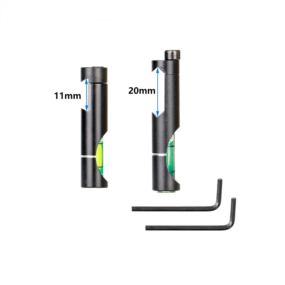 Tactical Bubble Level Rifle Scope Optical Level Detector With 11mm/20mm Base Mount For Picatinny Weaver Rail Hunting Accessory