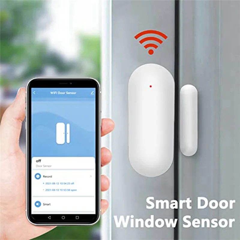 1 Pieces Wireless Door Window Detector Alarm Smart Linkage Window Door Contact Sensor