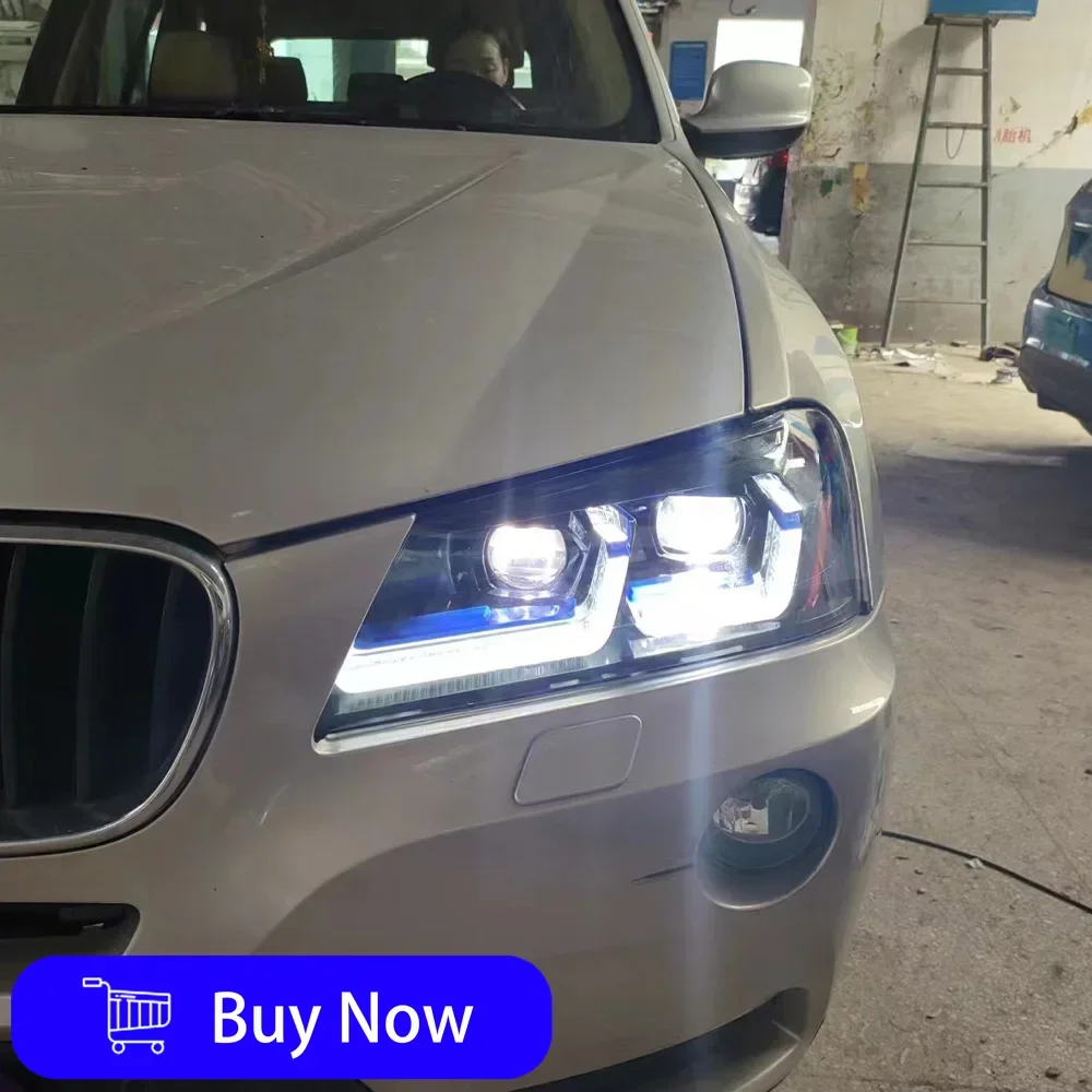 

For BMW X3 F25 25i 28i 30i 2010-2013 Auto Headlights Assembly Upgrade High Quality LED Dynamic DRL Projector Lens Accessories