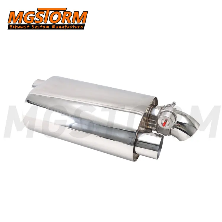 Valvetronic Design Universal Valved Stainless Steel Exhaust Mufflers Valve 3" Cutout 11"x7" Body Wireless Remote Control Kit 6