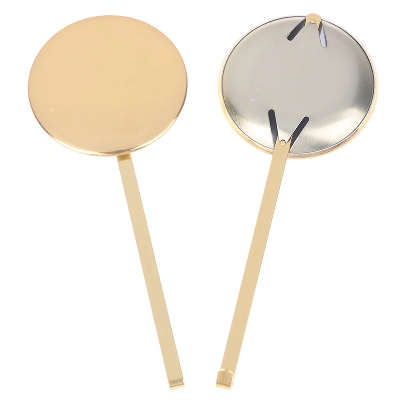 1Pc High-gloss gold swing movement metal pendulum quartz wall clock pendulum accessories.