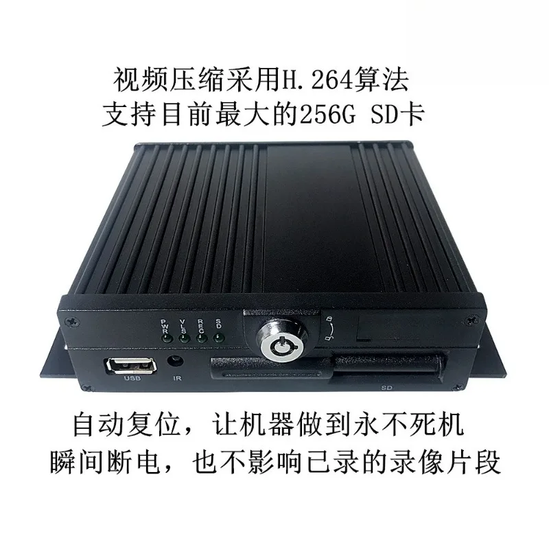 4CH Vehicle Mobile DVR SD Card Video Recorder 1080P 8-36V For Truck Surveillance