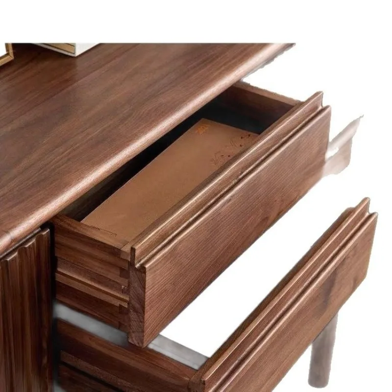 

Entrance solid wood table, table case, simple long cabinet, new Chinese style foyer, aisle, table side