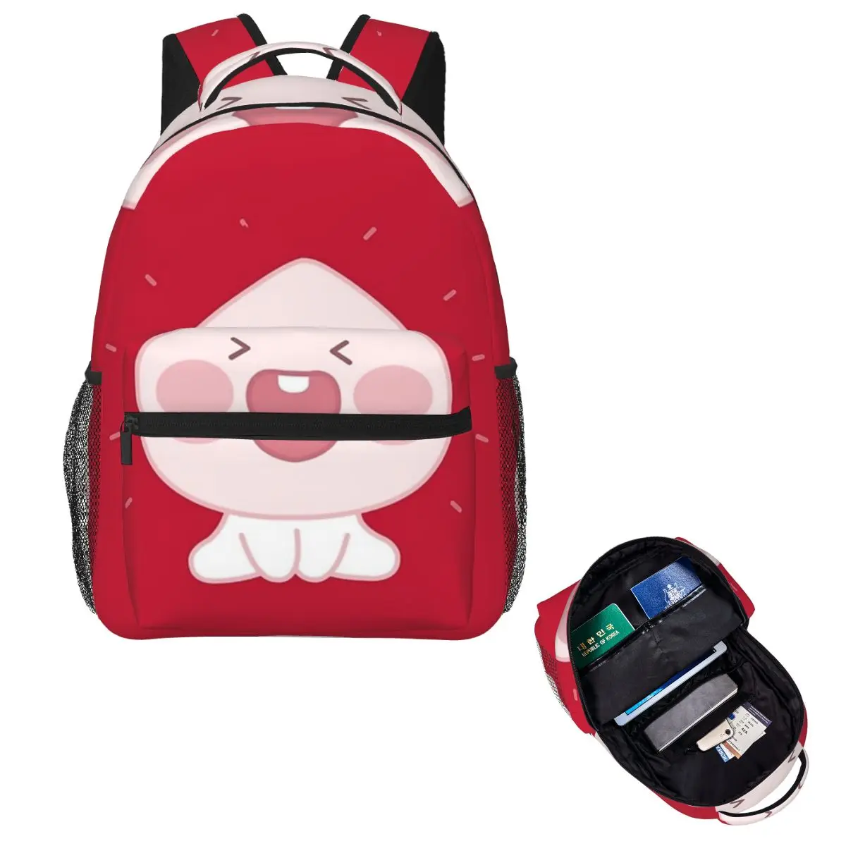 

Silly Baby Apeach Backpack Hot Sale Daypack Large Capacity Children BookBag School Bag Shoulder Bags for Men Women