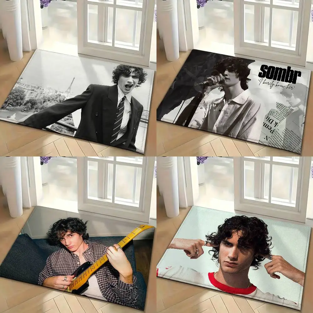 Singer S-Sombr Floor Mat Soft Non Slip for Entry Door Bathroom Indoor Home Decorative Carpet