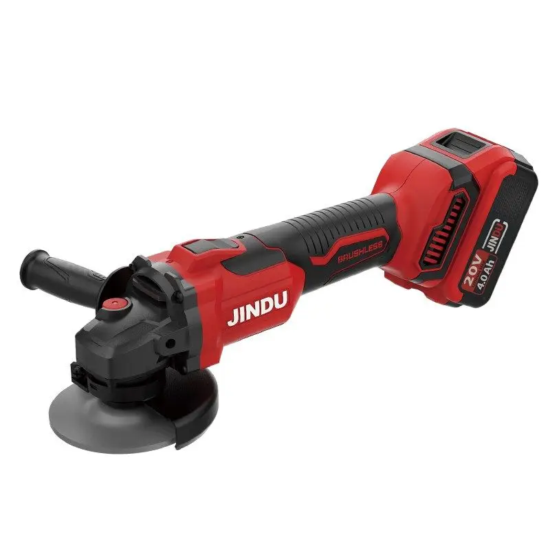 Jindu Brushless Lithium Battery Angle Grinder Charged Electric Pool Cutting Machine Grinder Electric Angle Grinder Grinding