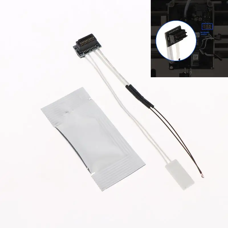 【Y】For Bambu Lab P1P P1S 3D Printer Ceramic Heating Plate Thermistor Temperature Sensor Wire Hot End Assembly Replacement Parts