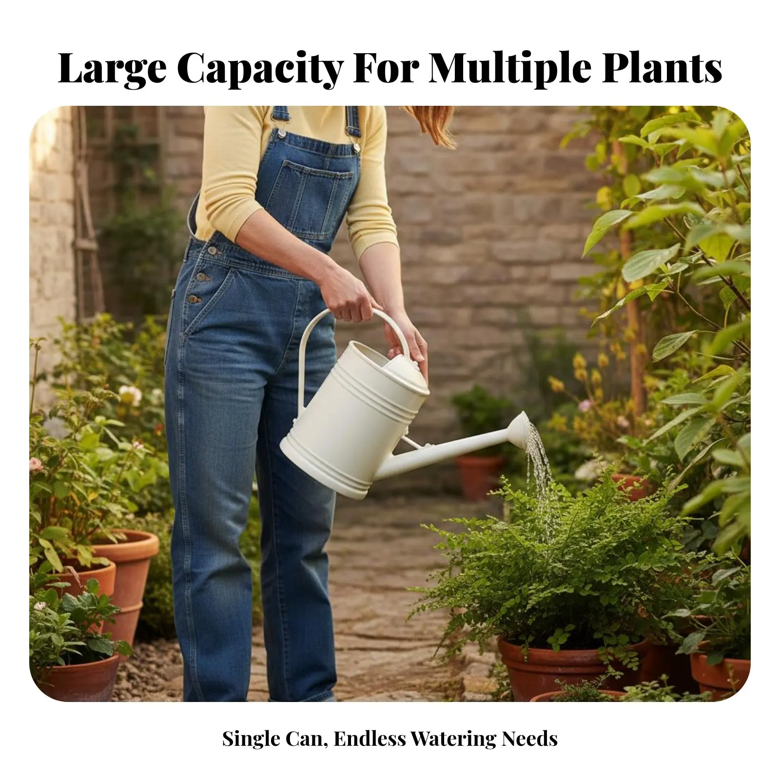 Watering Can with Long Spout Portable Garden Water Pot for Indoor Outdoor Balcony Plant Bonsai Flower Irrigation Tool view 4