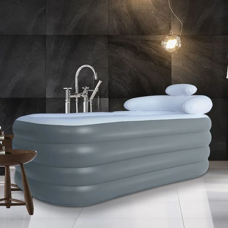 

Adults Inflatable Bathtub Freestanding Warm Household Edge Barrier Bathtub Prop Liner Ducha Portatil Furniture Accessories