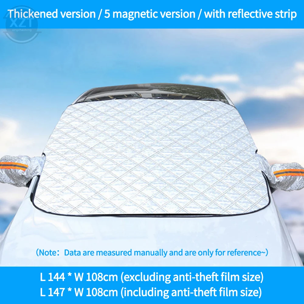 Magnetic Car Snow Shield for Winter Car Front Windshield Snow Shield Anti Ice Frost Outdoor Protection Snow Cover