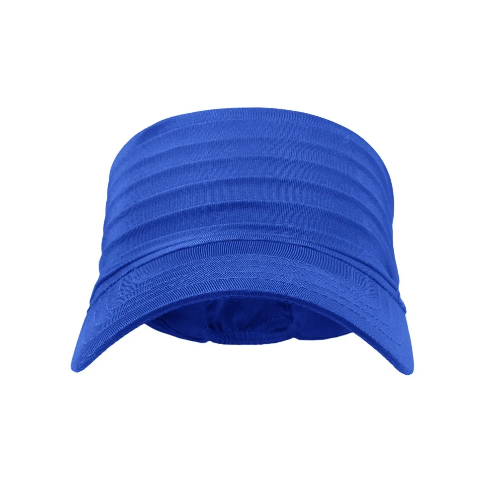 Sun-Proof Sunscreen Empty Top Hat Solid Color Quick-Drying Breathable Air Sun Hats Polyester UV Protection Men Peaked Cap Summer