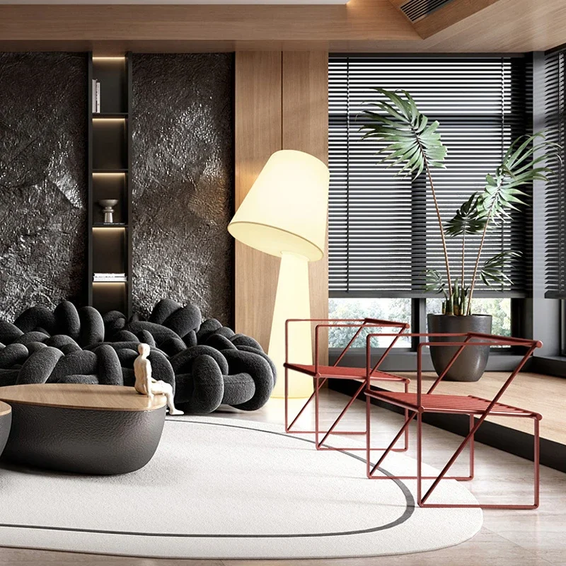 مصباح أرضي مصمم إيطالي من SEAN لغرفة المعيشة وغرفة النوم والدراسة والفندق والفيلا والإقامة المنزلية مصباح من قماش القماش #3