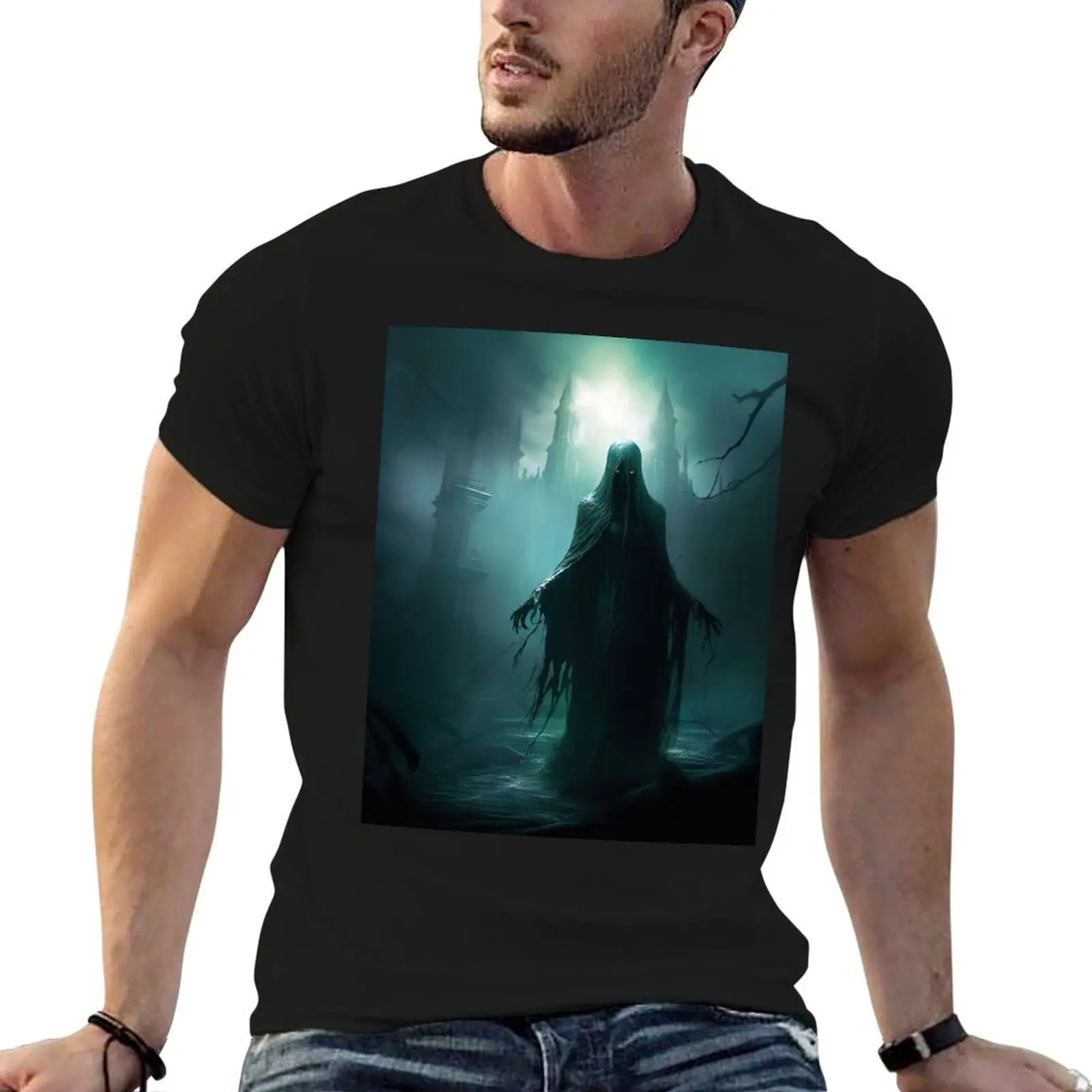terrifying specter T-Shirt t shirt man plain t shirts designer man t shirts graphic T-shirt