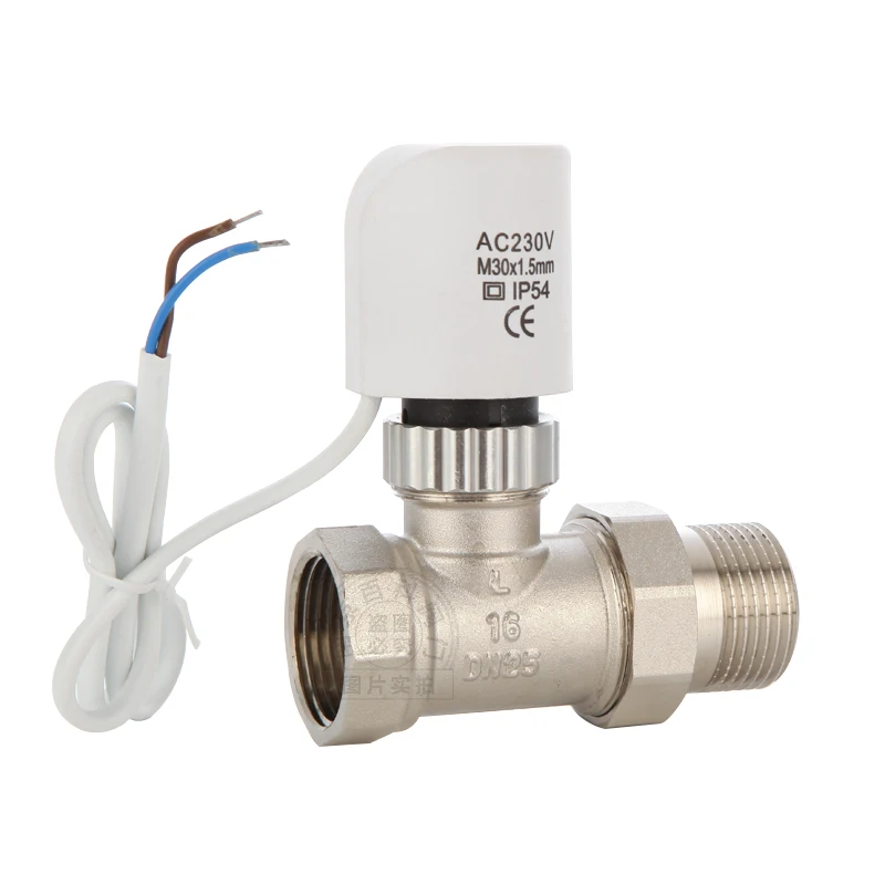 

Electric heating actuator floor heating temperature control valve solenoid intelligent water separator panel switch heating