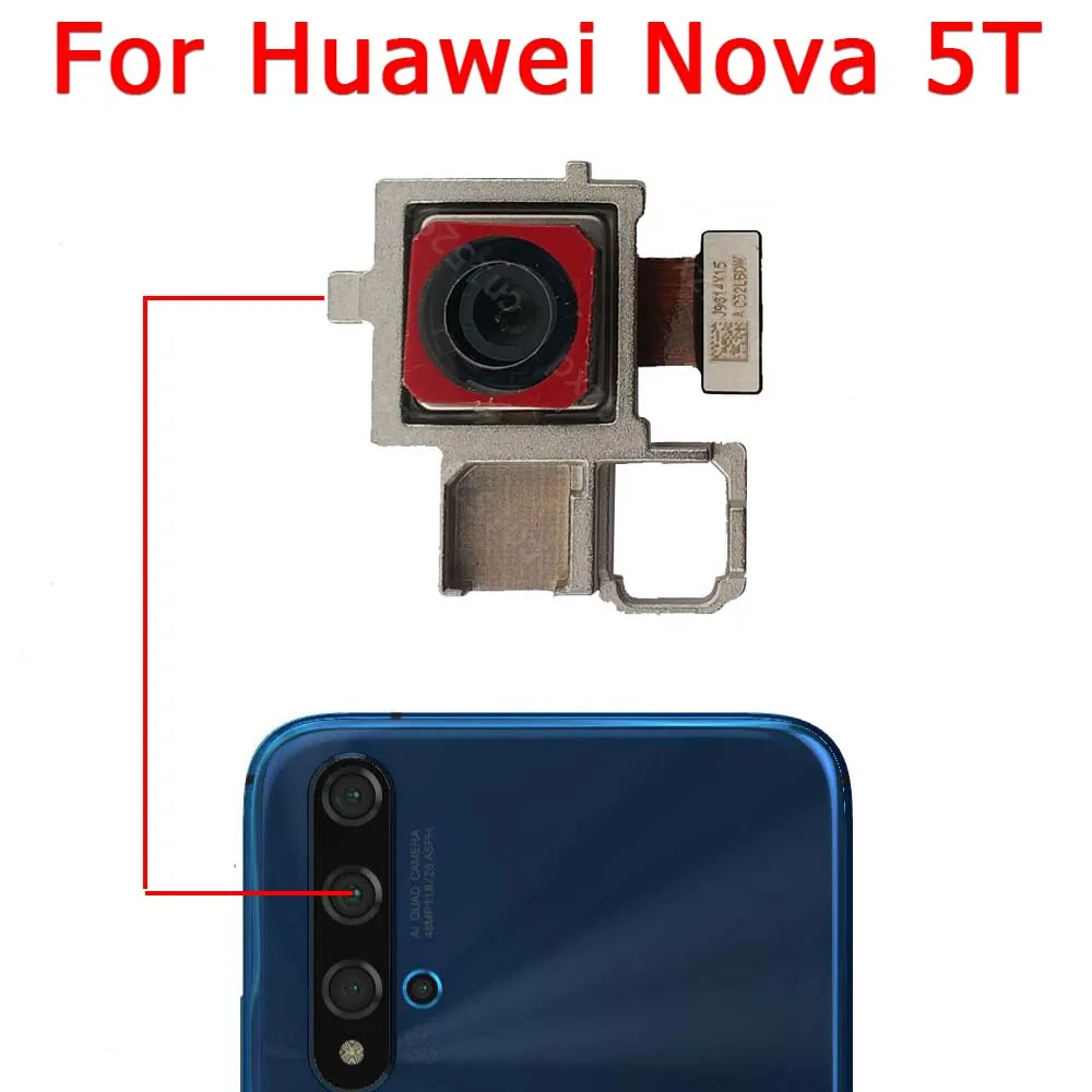 Back Camera For Huawei Nova 5T 5 Pro 2 2i 2S 3 3i 3E 4 4E Rear Camera Module Backside Replacement Repair Spare Parts