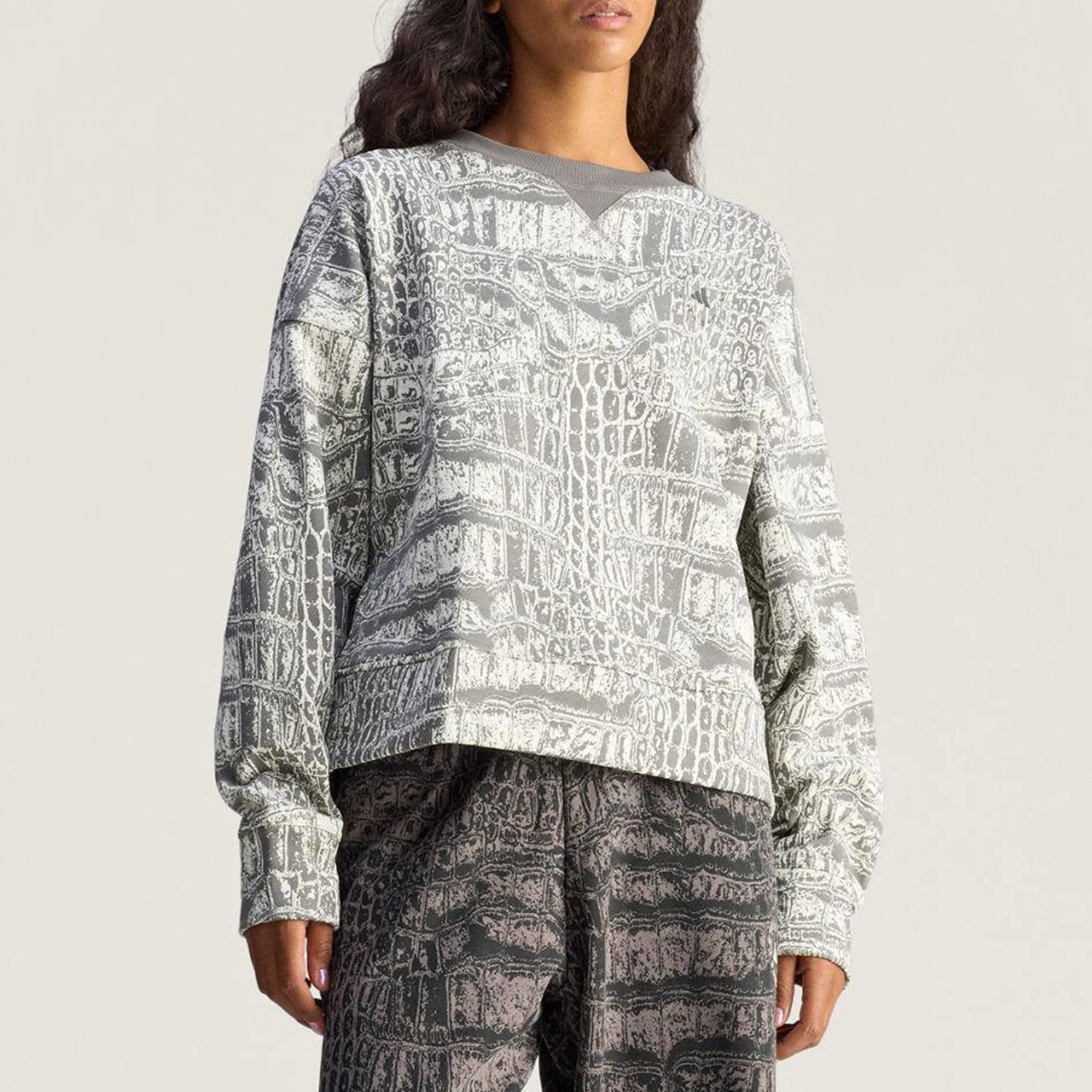 

Женская модная толстовка Adidas Originals LOOSE SS P с круглым вырезом JW4648