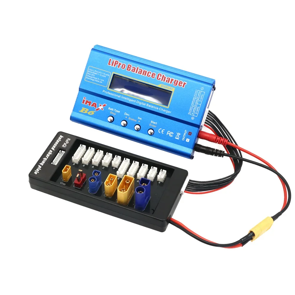 

XT90 EC5 EC3 XT60 T XT30 6S Разъем Lipo Плата зарядного устройства 2-6S для Imax B6 B6AC IDST Q6 Lite Балансное зарядное устройство