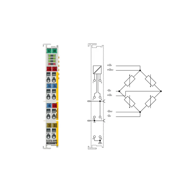 Beckhoff EL3356-0010 | 1-channel Precise Load Cell Analysis (resistor Bridge), 24 Bit
