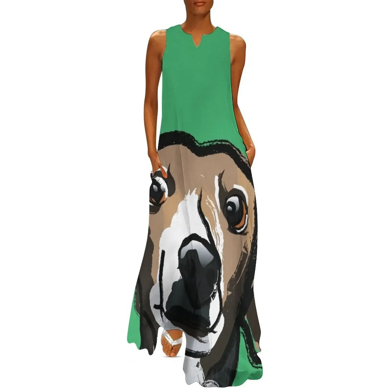 

Italian Greyhound_Background Long Dress summer dresses ladies 2025 beach outfits for women Clothing Dress