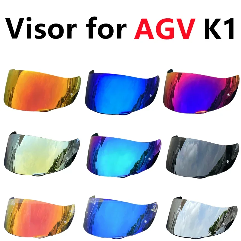 K1 Helmet Shield for AGV K3SV K1S K5S K5 Casco Moto Visera Motorbike Full Face Helmet Visor Uv Protected Faceshield