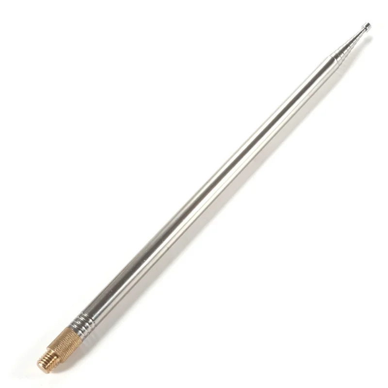 TA-304 antena de látigo de acero inoxidable de 2,5 M para Pac12 JPC7 antena de onda corta DIY Radios de onda corta y antena telescópica