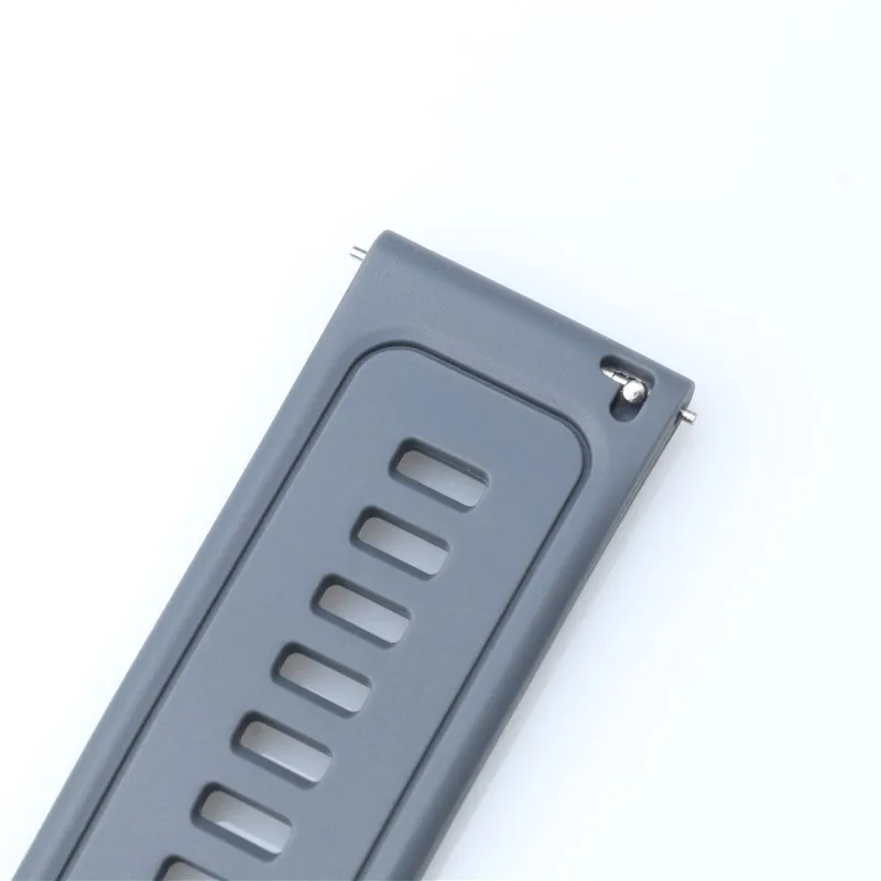 22 مللي متر الإفراج السريع لينة حزام ساعة سيليكون استبدال ل العالمي مطاط مقاوم للماء حزام (استيك) ساعة سوار الملحقات