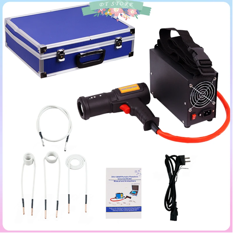 1500W Electromagnetic Induction Heater Induction Heater Bolt Removal Tool Handheld Fast Heating Induction Bolt Flameless Heating