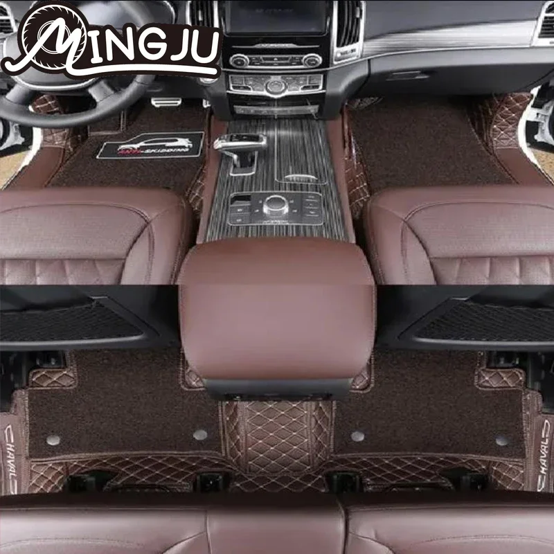 

For Haval H9 2017-2021 Car Floor Mat Interior Carpet Leather Foot Pad Mats Cover Decoration Car-styling Accessories Protection
