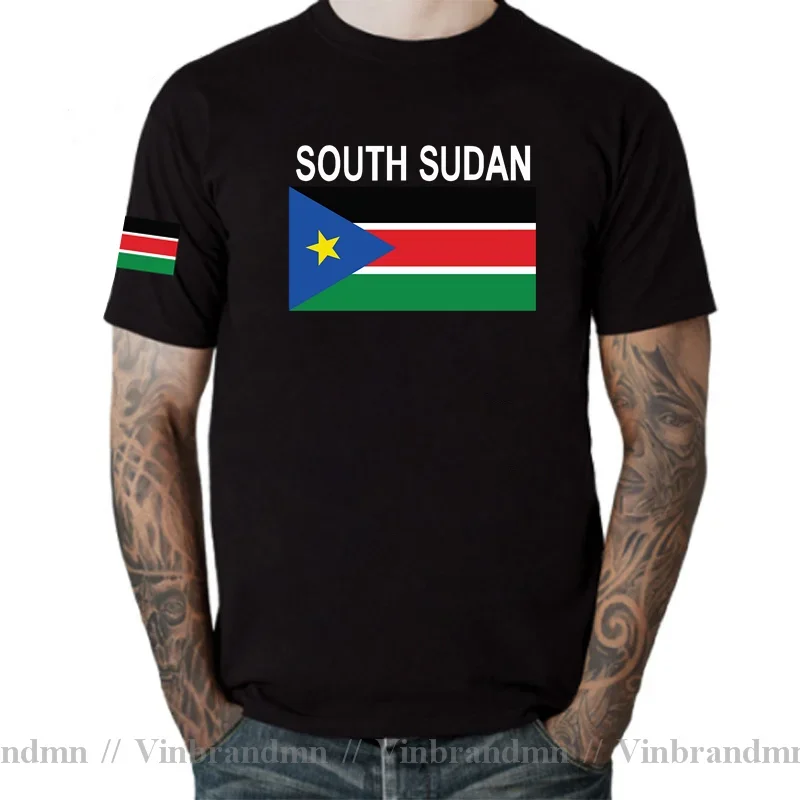 South Sudan men t shirts 2021 jerseys nation team Tshirt cotton t-shirt gyms clothing tops tees country sporting Sudanese SSD