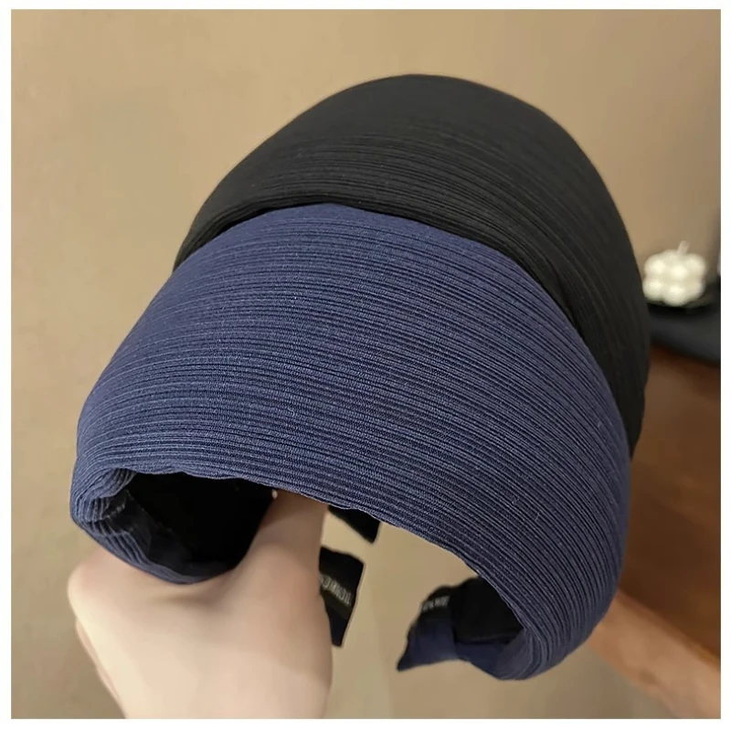 Dickes, breites Stirnband, rutschfester Haarschmuck für Frauen, goldener Haarreifen, schlichtes Design, Haarband, Haarbänder für Mädchen