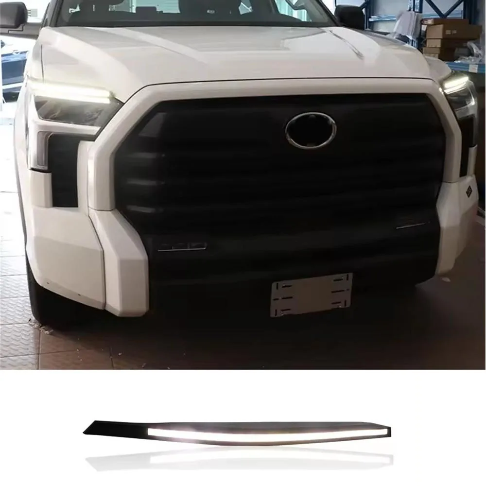 

Automotive Front Fog Lamp Cover Headlight Drl For Toyota Tundra Sequoia 2022 2023 Daytime Running Light