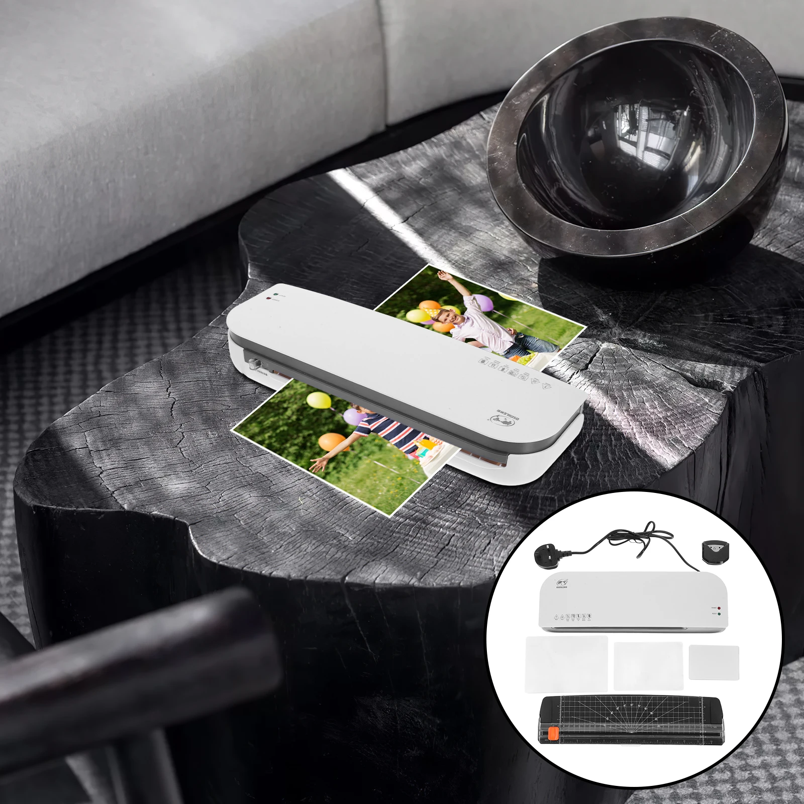 

High Efficiency Sl289 Thermal Laminator Machine For Photos Documents Id Cards Laminating Sheets Home Office Use Large