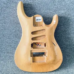 HB850  Natural Solid Alder Wood Floyd Rose Electric Guitar SSH Pickups Unfinished for Guitar Replace and DIY with Damages