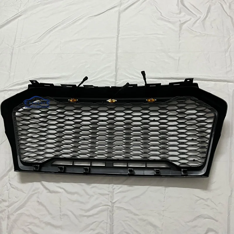 Modified Raptor LED Front Grille For Ranger T8 PX MKIII MK3 WILDTRAK 2018 2019 2020 2021 Racing Grills Bumper Mesh Mask Cover