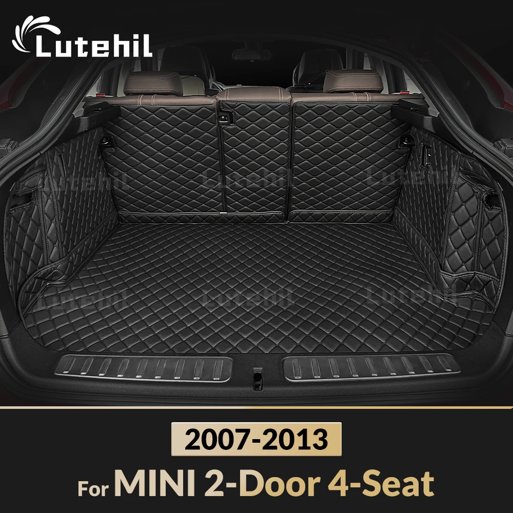 For MINI 2-Door 4-Seat 2007-2013 12 11 10 09 08 Auto Full Coverage Trunk Mat Car Boot Cover Pad Cargo Liner Interior Accessories