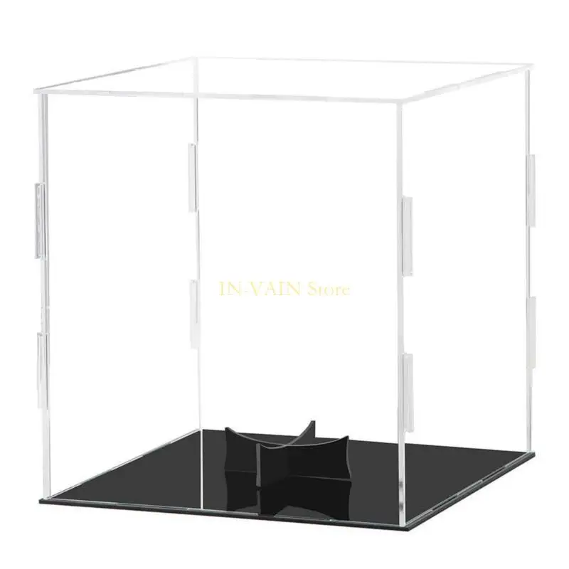 M5TC Acryl basketbalweergave Case Clear Football Basketball Storage Box Sport Memorabilia Holder Soccer Display Stand