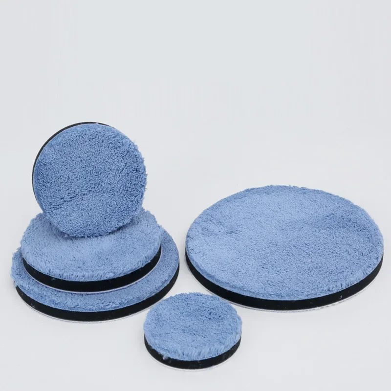 

2PCS 4/5/6inch Micro Fiber Polishing Wheels For Cars Body Polish Microfiber Polishing Pad For DA/RO Car Polisher