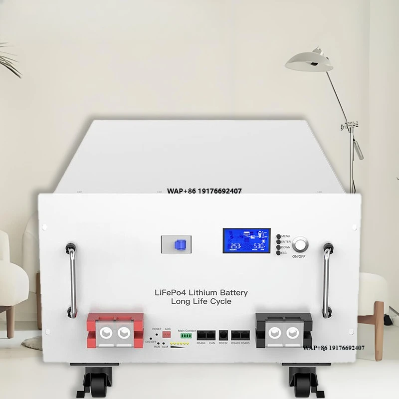 

51.2V100Ah Solar Solid State Lithium Ion LiFePO4 Battery Pack 5KWh Home Use Energy Storage System Model JJ5KW 8500 Cycle