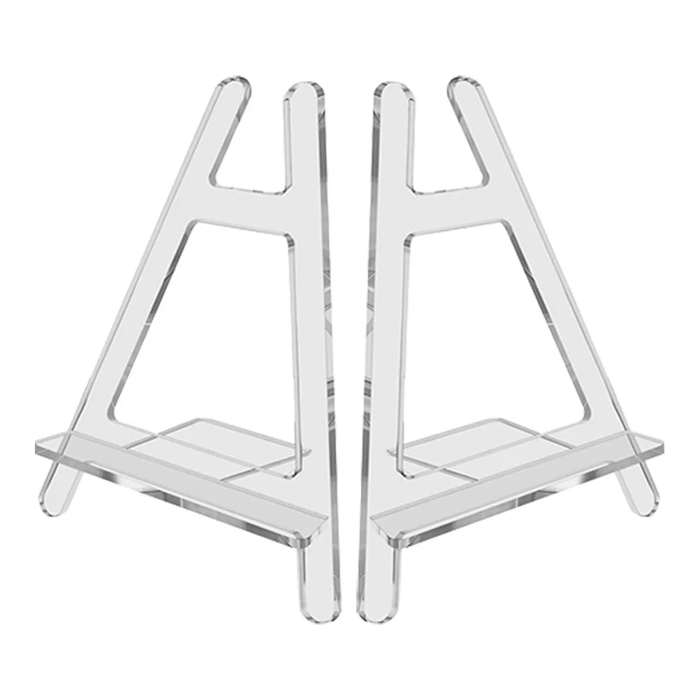 

2Pcs Clear Acrylic Phone Display Holder Mobile Cellphone Stand Retail Display Rack for Desk Phone Stand for Desk