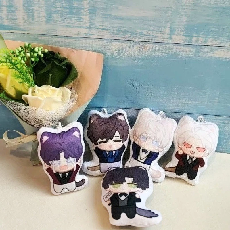 

Любовь и глубокий космос Sylus Rafayel Zayne Xavier Caleb аниме косплей мультфильм брелок для ключей милый кот кулон сумка аксессуары 10 см