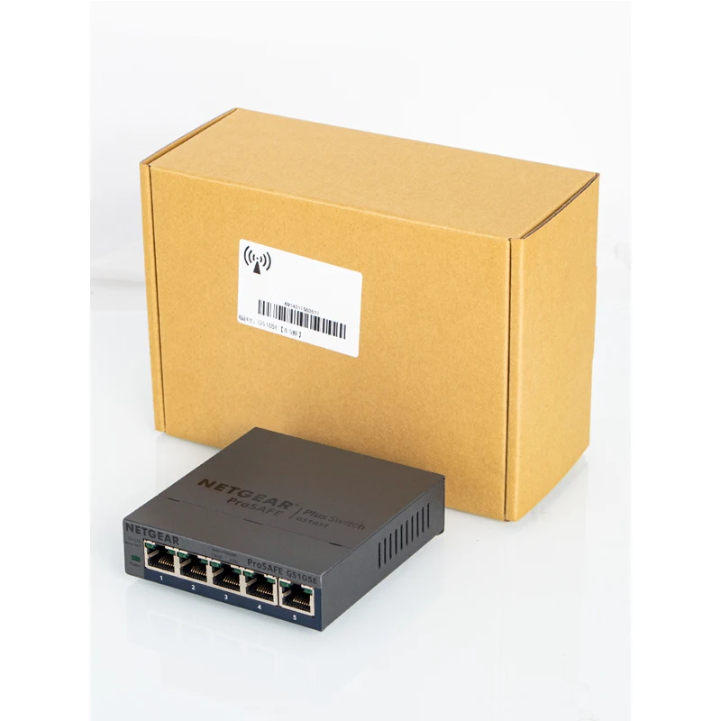 Imagem -02 - Netgear-switches Inteligentes Gigabit Ethernet Switch de Rede Gs105e Prosafe Portas Otimizado Plus