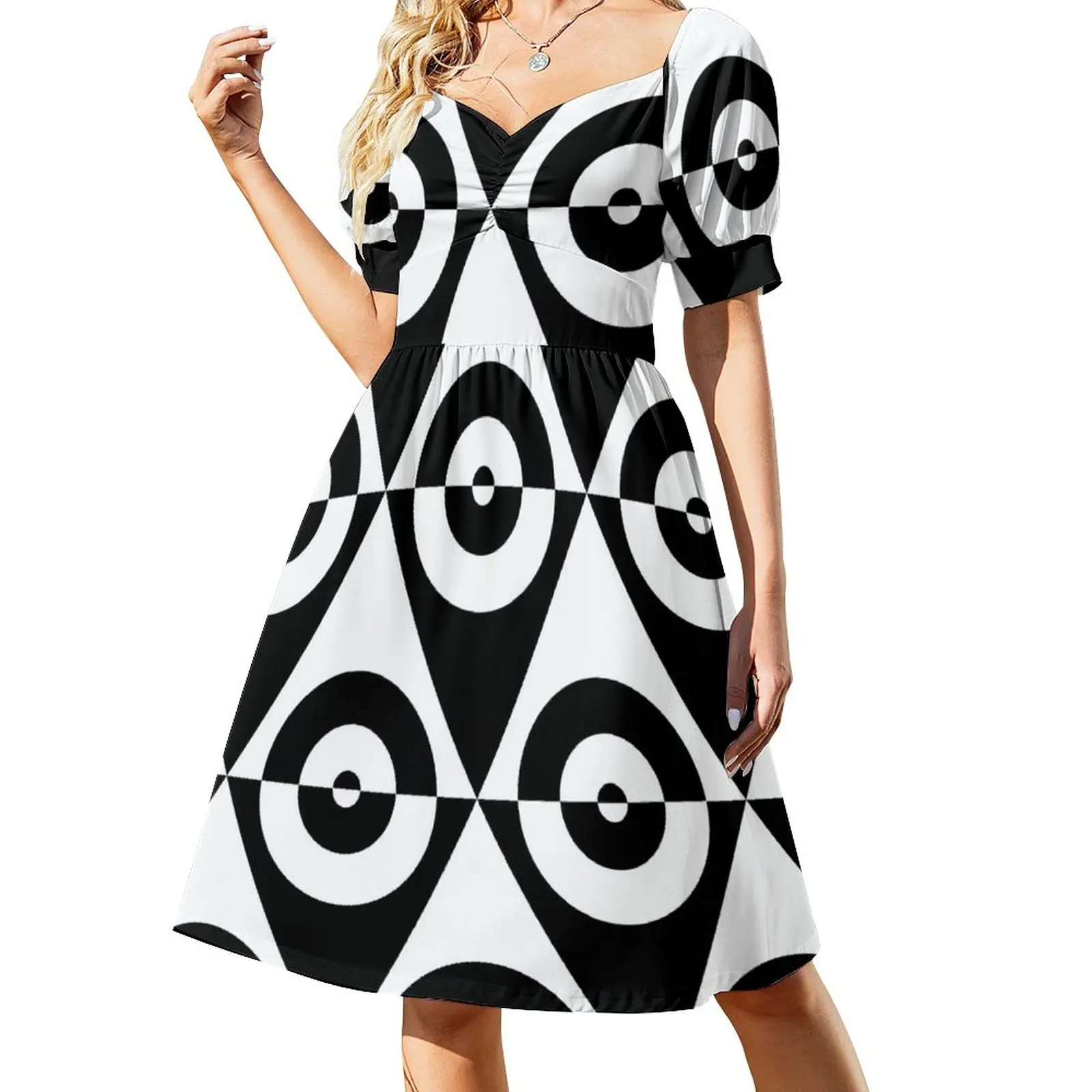 

Black & White 1960's Style Two Tone Ska Mod Dress women's summer dresses 2023 summer dress for women 2023 dress dresses