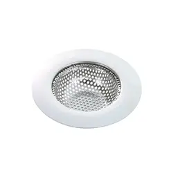 Anti-clogging Mesh Sink Strainer Filter Flume Filter Rough Hole Mesh Fine Stainless Steel Sink Strainer Hat Shape Drainage